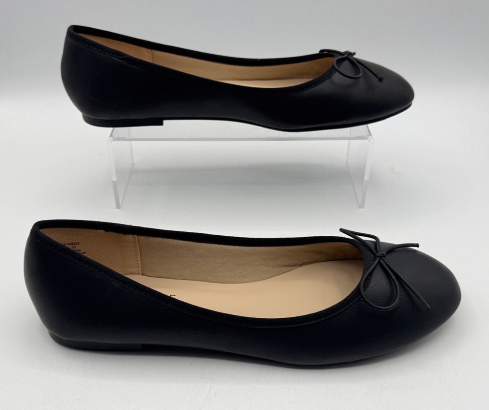 Journee Collection Vika Womens Flats Slip-on Casual Shoes Size 10M, Black NIB